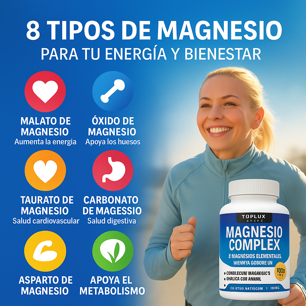 Magnesio Complex - XL 60 capsulas de Blandas 🎁 ESPECIAL CYBER DAYS 2x1  🎁
