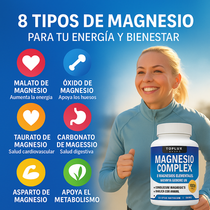 Magnesio Complex - XL 60 capsulas de Blandas 🎁 ESPECIAL CYBER DAYS 2x1  🎁
