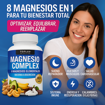 Magnesio Complex - XL 60 capsulas de Blandas 🎁 ESPECIAL CYBER DAYS 2x1  🎁