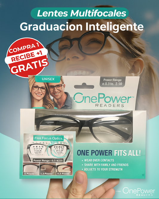 ONE POWER PRO - LENTES AUTOAJUSTABLES - 🎁 SOLO POR HOY 2X1 🎁