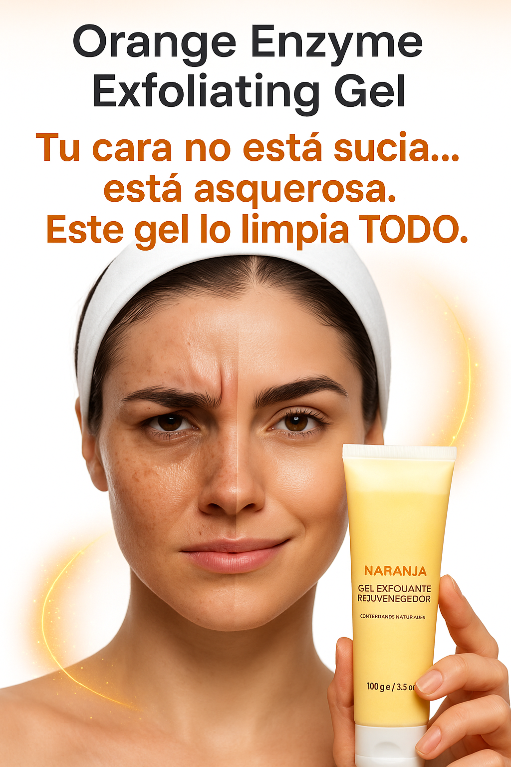 Orange Enzyme Gel Exfoliante - 🎁SOLO POR HOY 2X1 🎁