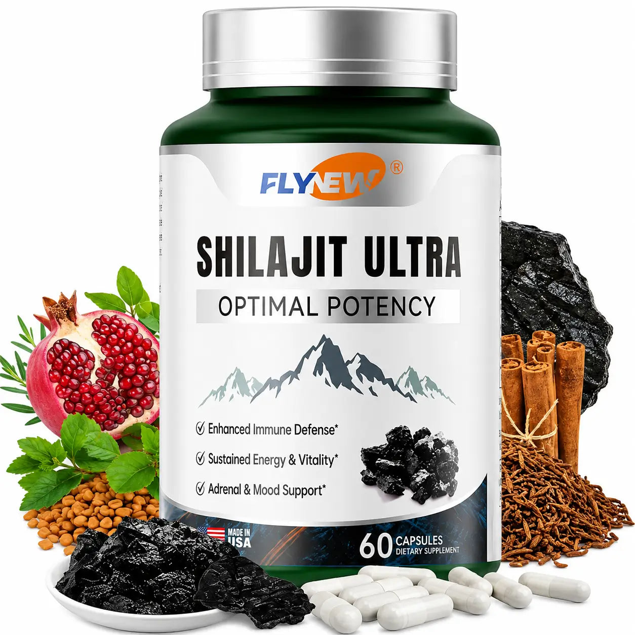 Shilajit Ultra Potencia Óptima MAXIMA VITALIDAD
