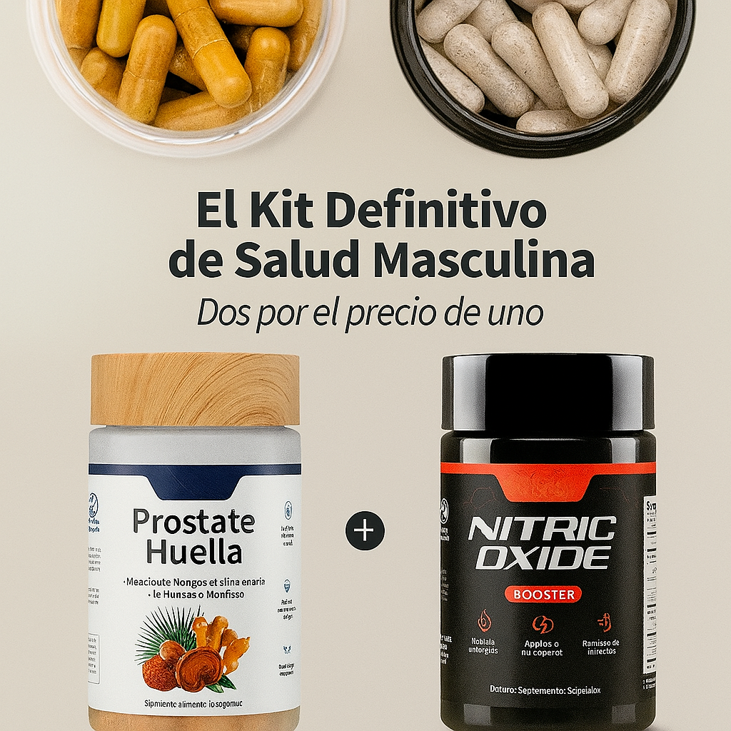 Oxido Nitrico + Cuidado De La Prostata - PACK PROMOCIONAL 2x1 ✅