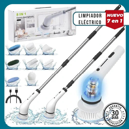 MYCLEANER | Limpiador eléctrico giratorio extensible 7 en 1