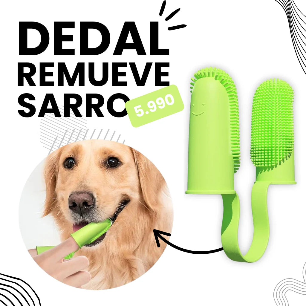 DEDAL LIMPIADOR DE DIENTES PARA MASCOTA