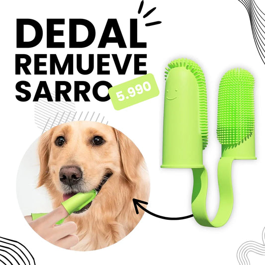 DEDAL LIMPIADOR DE DIENTES PARA MASCOTA