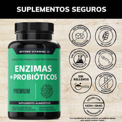 Enzimas Digestivas + Probióticos Beyond Vitamins  | SOLO POR HOY 2X1