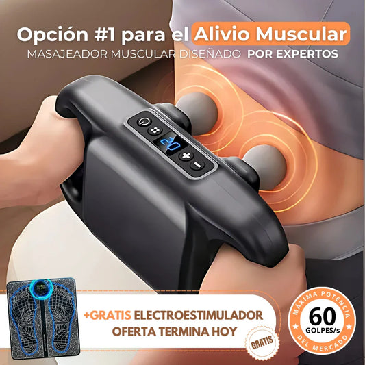 MASAJEADOR MUSCULAR + ALFOMBRA DE ELECTROESTIMULACIÓN