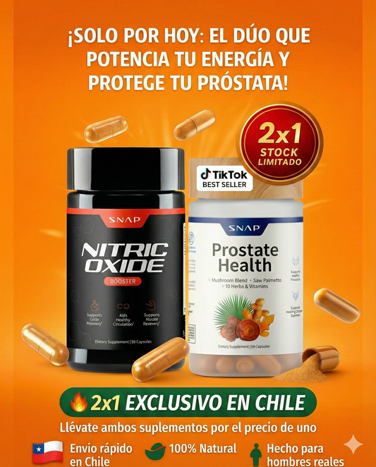 Oxido Nitrico + Cuidado De La Prostata - PACK PROMOCIONAL 2x1 ✅