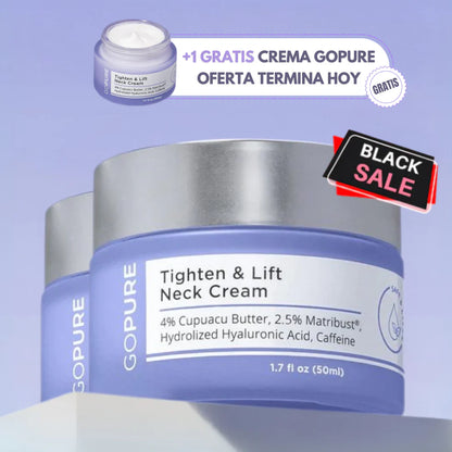 1+1 GRATIS GOPURE | Crema Reafirmante y Lifting para el Cuello