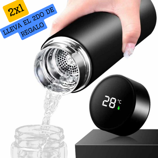 🔥2X1🔥TERMO ANTIDERRAMES 2 EN 1: FRÍO Y CALIENTE🧋INNOVADOR  DIGITAL INTELIGENTE🔋