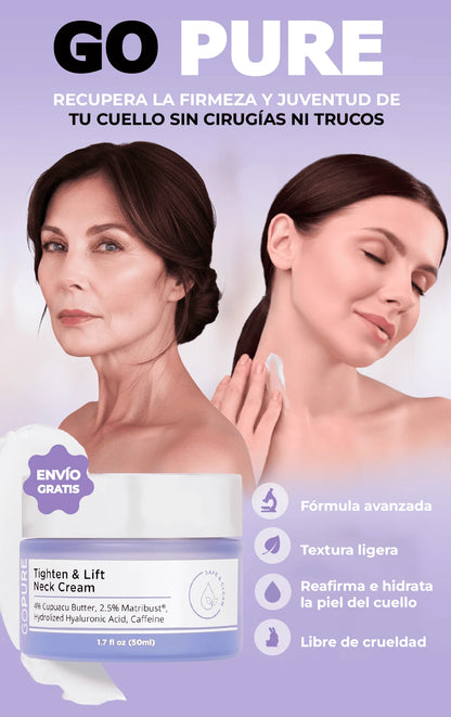 GOPURE | PROMOCION 2X1 🎁 -  Crema Reafirmante y Lifting para el Cuello