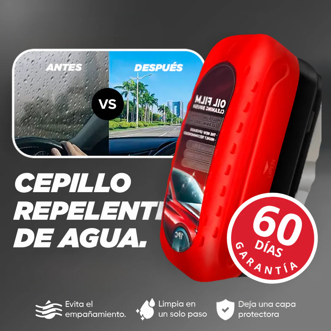 Cepillo Repelente de Agua y Antiempañante