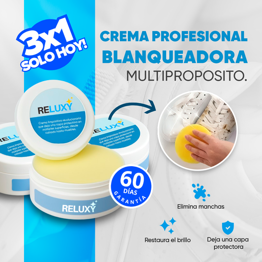 RELUXY® | 3X1 CREMA PROFESIONAL BLANQUEADORA MULTIPROPOSITO