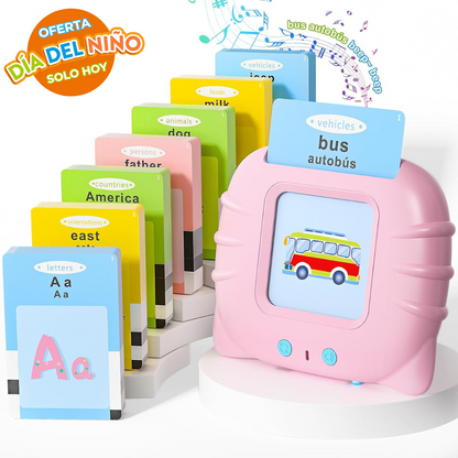 VerbaLingo | Dispositivo parlante + GRATIS 224 Tarjetas Educativas bilingues