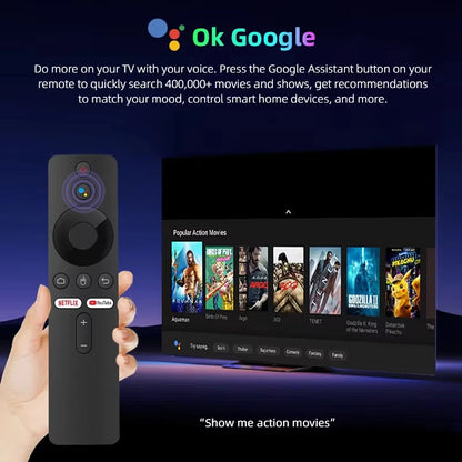 TV Box Android 14 Smart Q10 8K Mediaspeler Google Voice Assistant Allwinner H313 Opslag Dual WiFi Bluetooth 5.0 TV Box