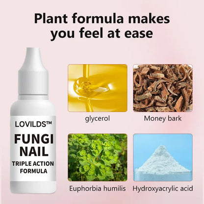 LOVIDS™ Toenail Fungus Treatment | Triple-Action Repair Formula-Plant-Based Formula | FDA-Registered