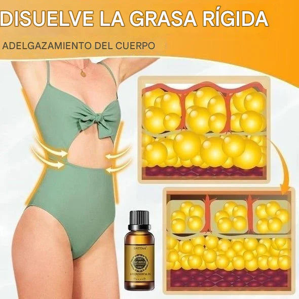 BURN® - Aceite Quemador De Grasa + Reafirmante + Drenaje Linfático - SOLO POR HOY 2X1