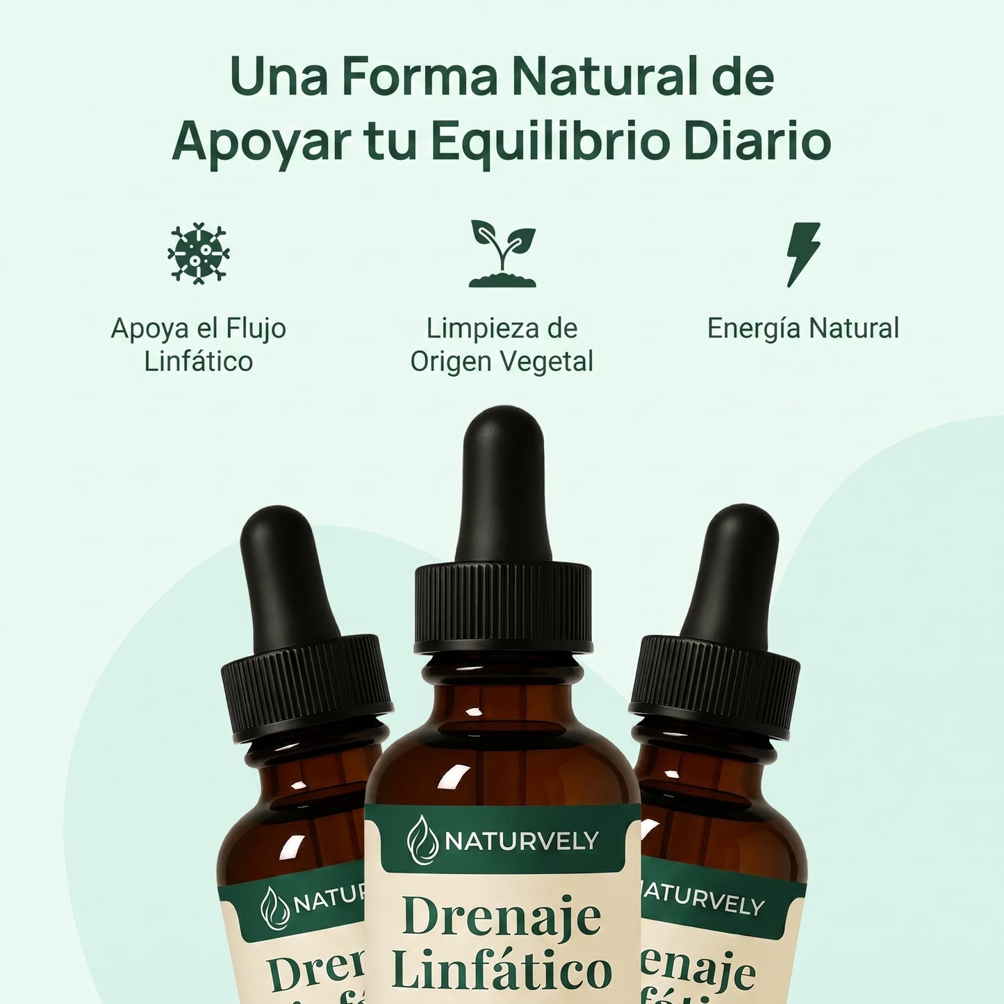 Naturvely — Gotas Herbales de Drenaje Linfático
