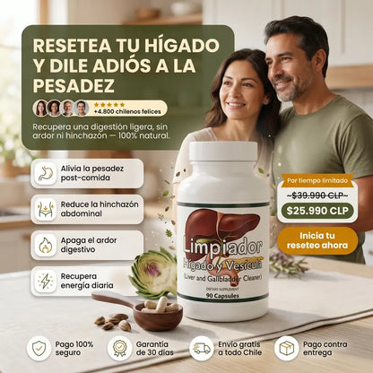 SOLO POR HOY 2X1 Limpiador de Higado y Vesicula