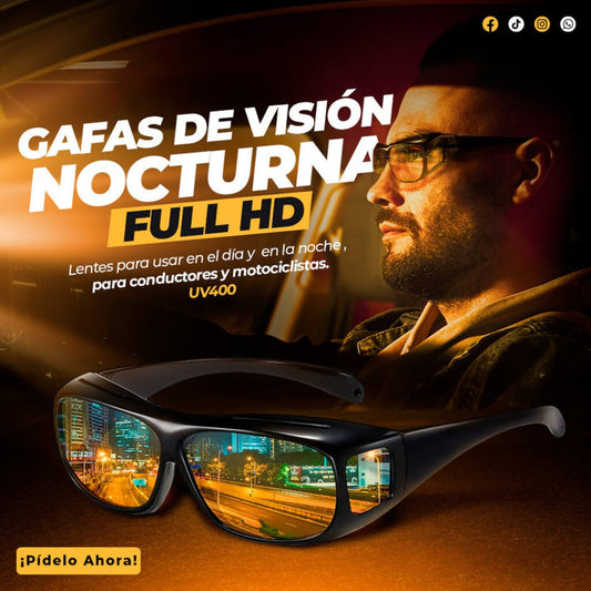 Gafas con visión nocturna HD para Conducir de Noche