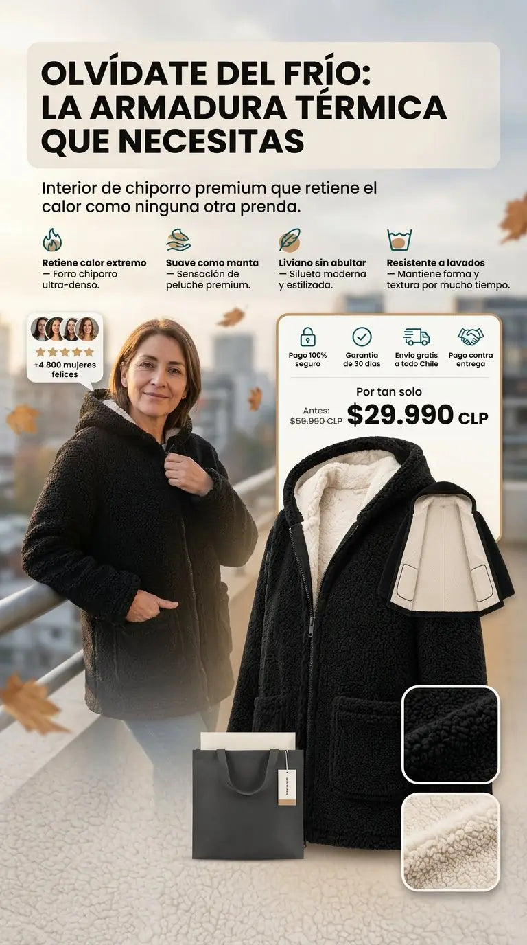Chiporro chaqueta de invierno moda 2026 🔥 PAGA AL RECIBIR - ENVIO GRATIS🔥