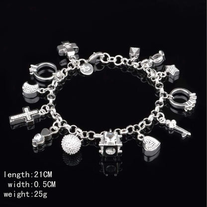 Upsell Amatista™ — Pulsera de Plata 925 con 13 Amuletos
